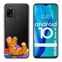 Funda Gel Transparente para Ulefone Armor Note 9P diseño Leopardo Dibujos