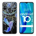 Funda Gel Transparente para Ulefone Armor Note 9P diseño Plumas Dibujos
