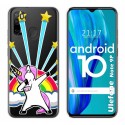 Funda Gel Transparente para Ulefone Armor Note 9P diseño Unicornio Dibujos