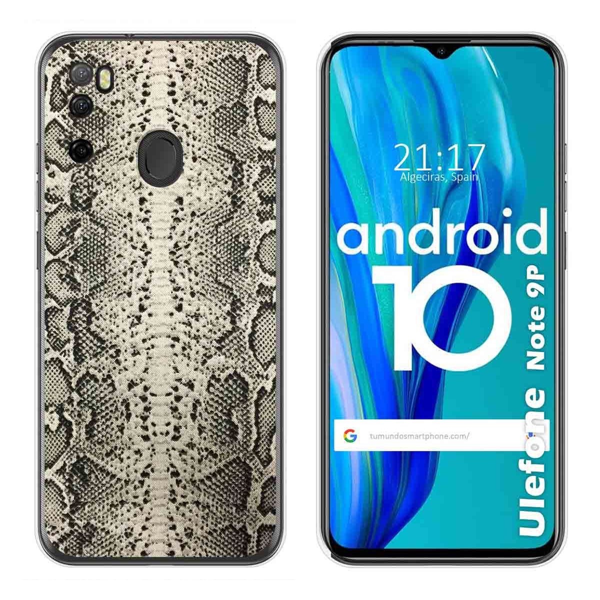 Funda Gel Tpu para Ulefone Armor Note 9P diseño Animal 01 Dibujos