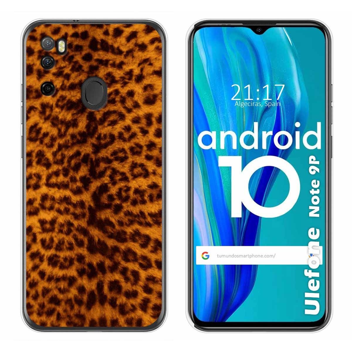 Funda Gel Tpu para Ulefone Armor Note 9P diseño Animal 03 Dibujos