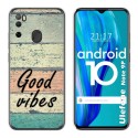 Funda Gel Tpu para Ulefone Armor Note 9P diseño Madera 01 Dibujos