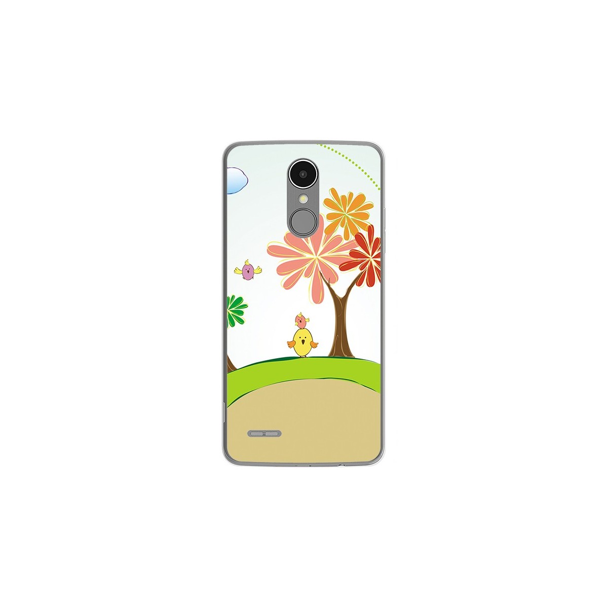 Funda Gel Tpu para Lg K4 2017 / K8 2017 Diseño Primavera Dibujos