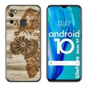 Funda Gel Tpu para Ulefone Armor Note 9P diseño Madera 07 Dibujos