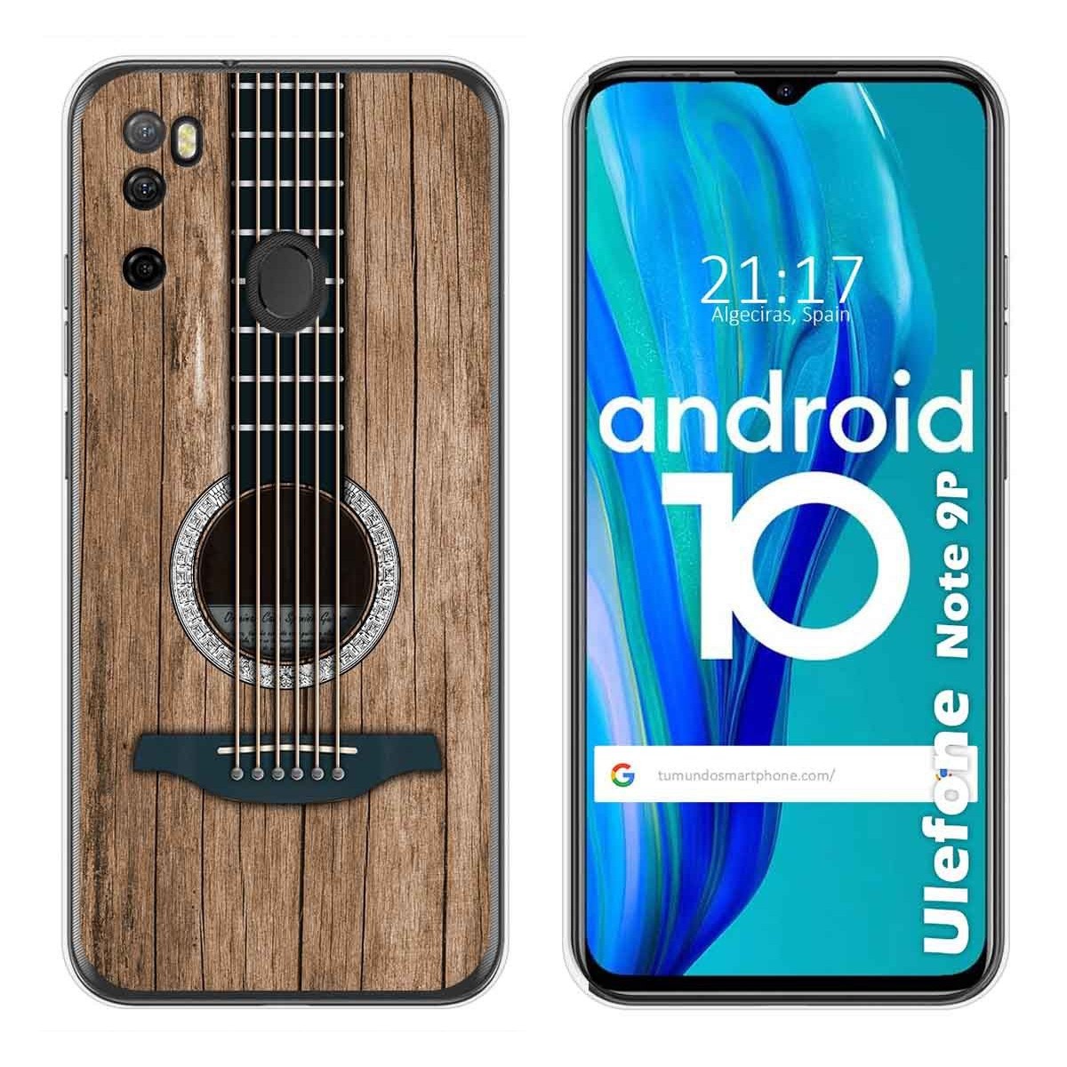 Funda Gel Tpu para Ulefone Armor Note 9P diseño Madera 11 Dibujos