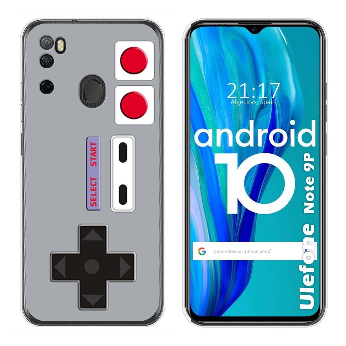 Funda Gel Tpu para Ulefone Armor Note 9P diseño Consola Dibujos