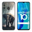 Funda Gel Tpu para Ulefone Armor Note 9P diseño Elefante Dibujos