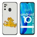 Funda Gel Tpu para Ulefone Armor Note 9P diseño Leones Dibujos