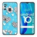 Funda Gel Tpu para Ulefone Armor Note 9P diseño Mariposas Dibujos