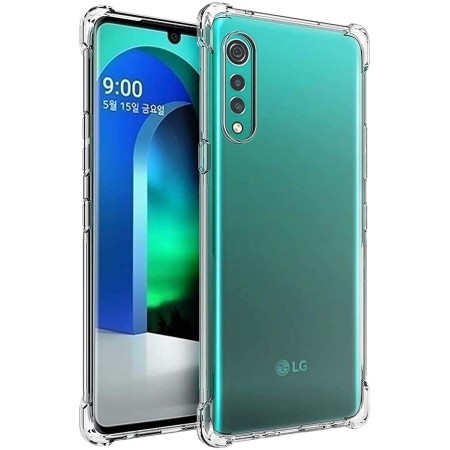 Funda Gel Tpu Anti-Shock Transparente para Lg Velvet 5G