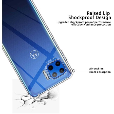 Funda Gel Tpu Anti-Shock Transparente para Motorola Moto G 5G Plus