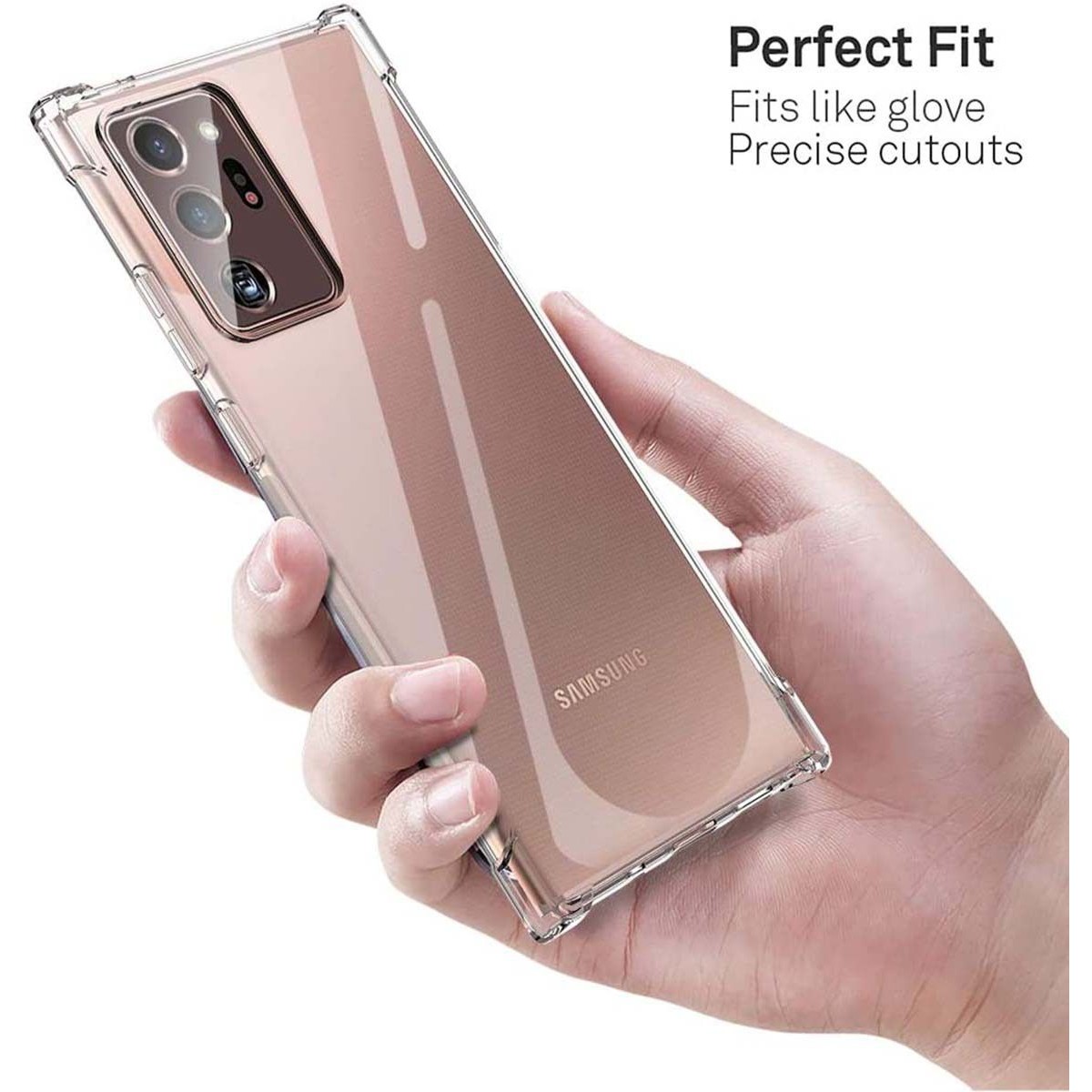 Funda Gel Tpu Anti-Shock Transparente para Samsung Galaxy Note 20 Ultra