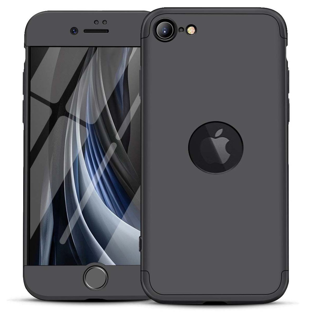 Funda Carcasa GKK 360 para Iphone SE 2020 color Negra