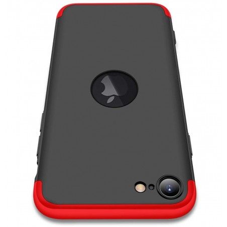Funda Carcasa GKK 360 para Iphone SE 2020 color Negra / Roja