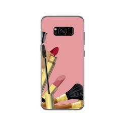 Funda Gel Tpu para Samsung Galaxy S8 Diseño Brochas Dibujos