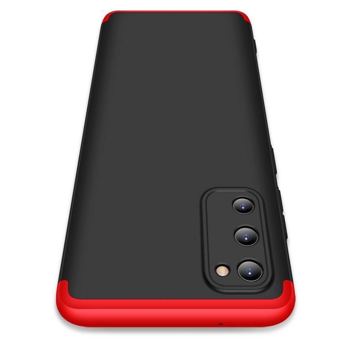 Funda Carcasa GKK 360 para Samsung Galaxy A41 color Negra / Roja