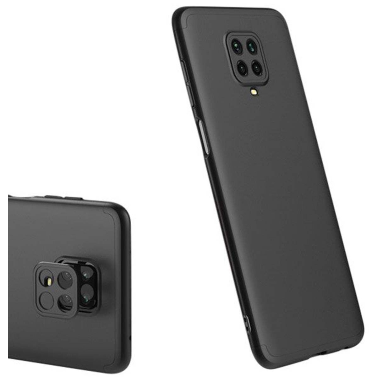 Funda Carcasa GKK 360 para Xiaomi Redmi Note 9S / Note 9 Pro color Negra