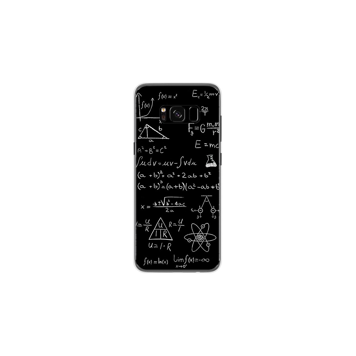 Funda Gel Tpu para Samsung Galaxy S8 Diseño Formulas Dibujos