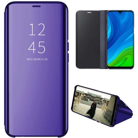 Funda Flip Cover Clear View para Huawei P Smart 2020 color Azul