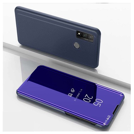 Funda Flip Cover Clear View para Huawei P Smart 2020 color Azul