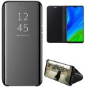 Funda Flip Cover Clear View para Huawei P Smart 2020 color Negra