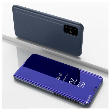 Funda Flip Cover Clear View para Samsung Galaxy A51 5G color Azul
