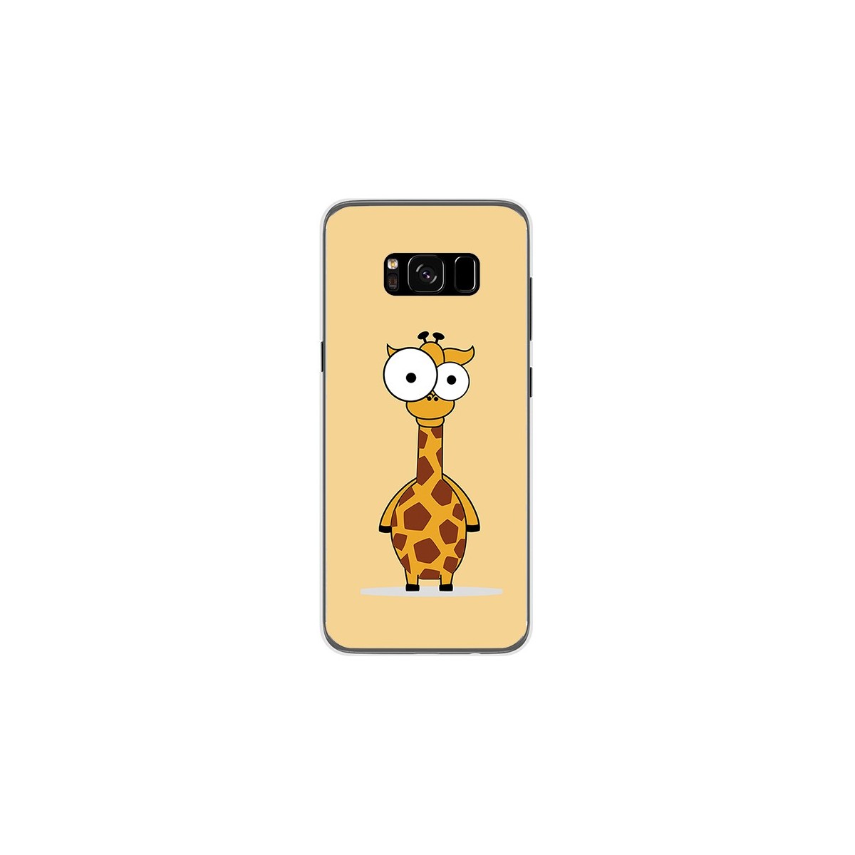 Funda Gel Tpu para Samsung Galaxy S8 Diseño Jirafa Dibujos