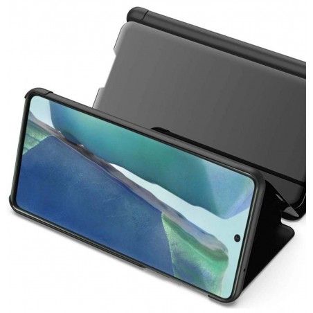 Funda Flip Cover Clear View para Samsung Galaxy Note 20 color Azul