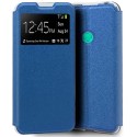 Funda Libro Soporte con Ventana para Xiaomi Redmi 9C color Azul
