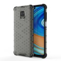 Funda Tipo Honeycomb Armor (Pc+Tpu) Negra para Xiaomi Redmi Note 9