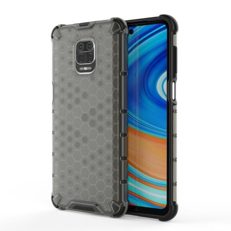 Funda Tipo Honeycomb Armor (Pc+Tpu) Negra para Xiaomi Redmi Note 9