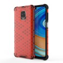Funda Tipo Honeycomb Armor (Pc+Tpu) Roja para Xiaomi Redmi Note 9