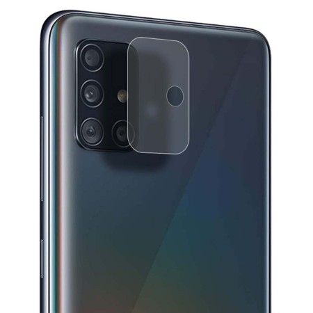 Protector Cristal Templado Cámara Trasera para Samsung Galaxy A51 Vidrio