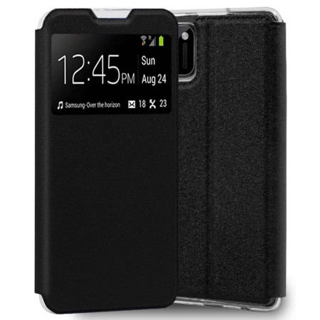 Funda Libro Soporte con Ventana para Realme C11 color Negra