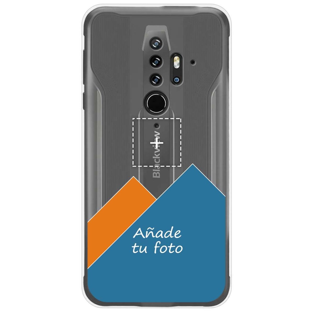 Personaliza tu Funda Gel Silicona Transparente con tu Fotografia para Blackview BV6300 Pro dibujo personalizada
