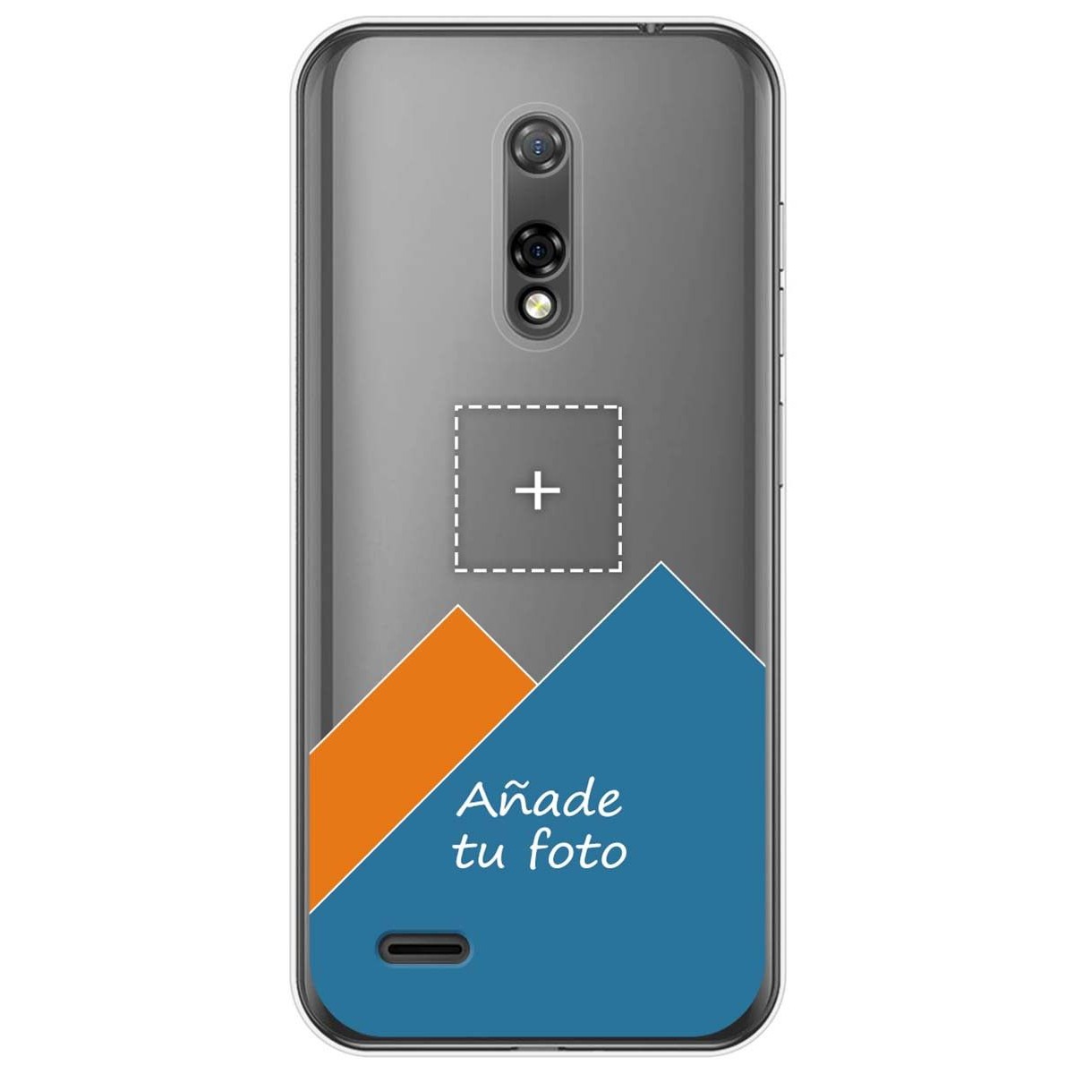 Personaliza tu Funda Gel Silicona Transparente con tu Fotografia para Ulefone Armor Note 8P dibujo personalizada