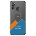 Personaliza tu Funda Gel Silicona Transparente con tu Fotografia para Ulefone Armor Note 9P dibujo personalizada