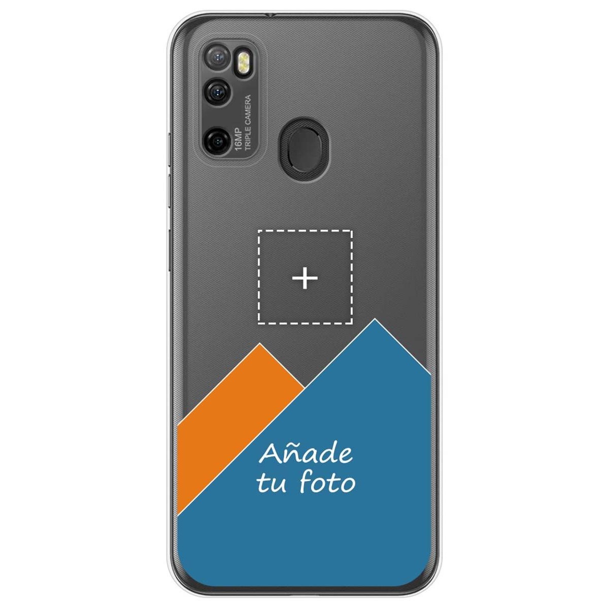 Personaliza tu Funda Gel Silicona Transparente con tu Fotografia para Ulefone Armor Note 9P dibujo personalizada