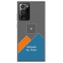 Personaliza tu Funda Gel Silicona Transparente con tu Fotografia para Samsung Galaxy Note 20 Ultra dibujo personalizada
