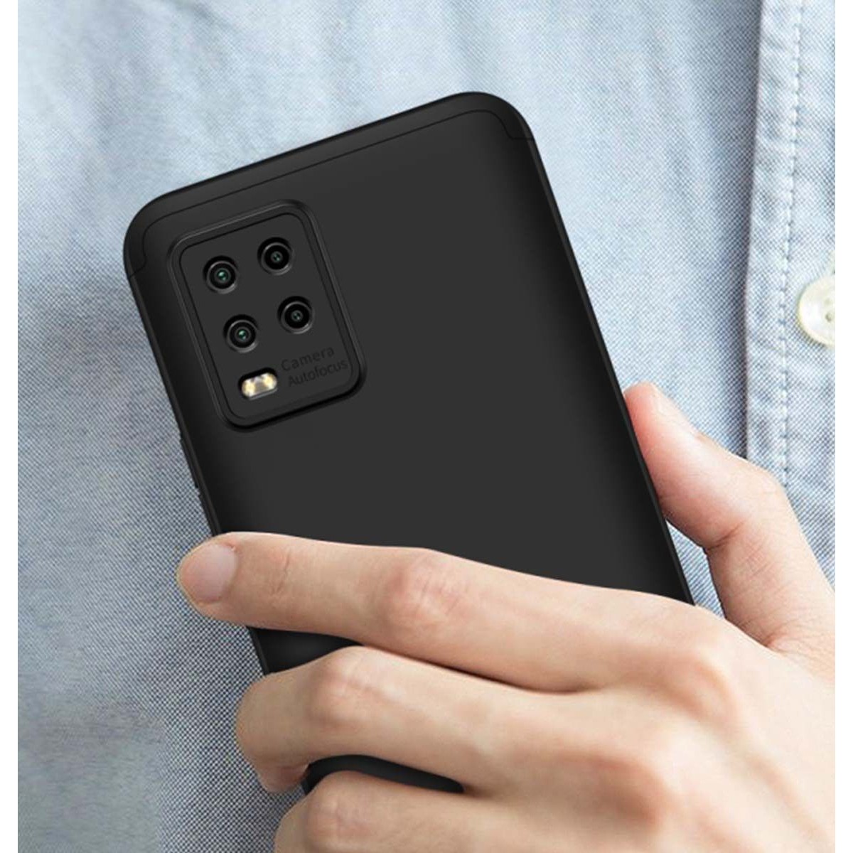 Funda Carcasa GKK 360 para Xiaomi Mi 10 Lite color Negra