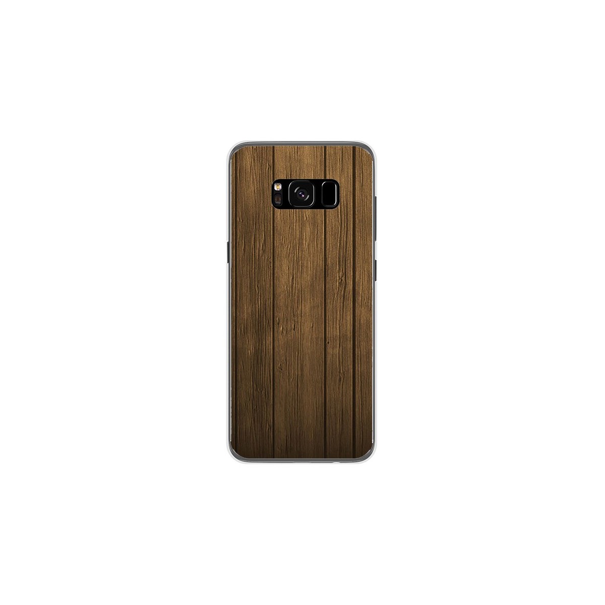 Funda Gel Tpu para Samsung Galaxy S8 Diseño Madera Dibujos