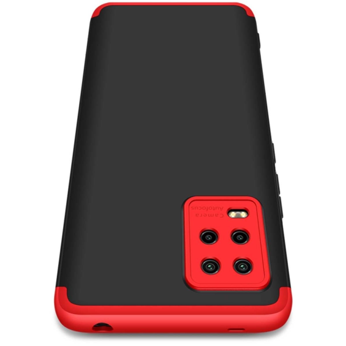 Funda Carcasa GKK 360 para Xiaomi Mi 10 Lite color Negra / Roja