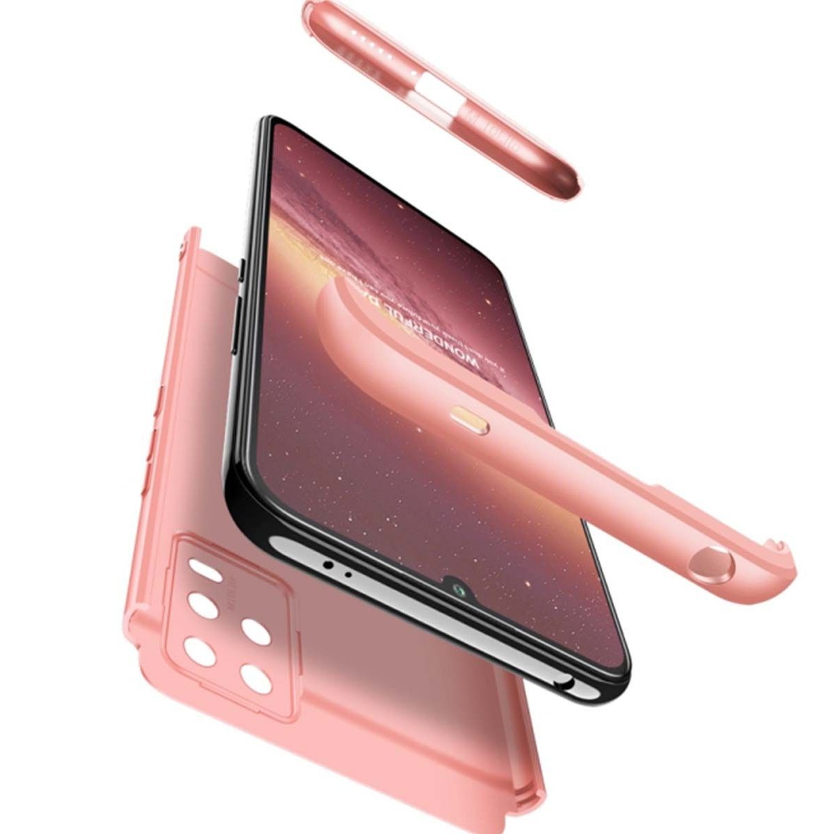 Funda Carcasa GKK 360 para Xiaomi Mi 10 Lite color Rosa