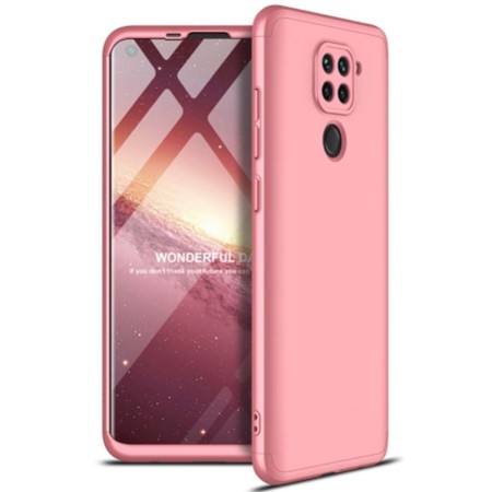 Funda Carcasa GKK 360 para Xiaomi Redmi Note 9 color Rosa