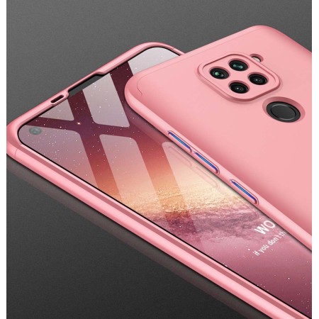 Funda Carcasa GKK 360 para Xiaomi Redmi Note 9 color Rosa