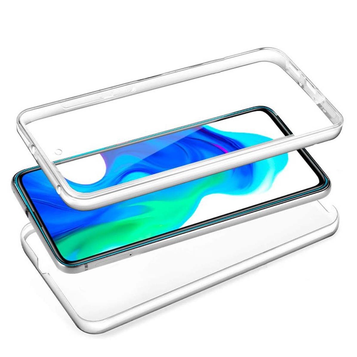 Funda Completa Transparente Pc + Tpu Full Body 360 para Xiaomi POCO F2 Pro