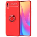 Funda Magnetica Soporte con Anillo Giratorio 360 para Xiaomi Redmi 9A / 9AT Roja