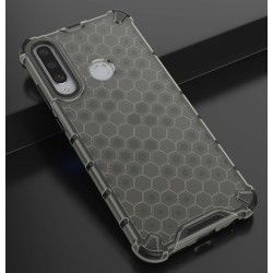 Funda Tipo Honeycomb Armor (Pc+Tpu) Negra para Huawei Y6p