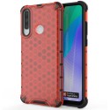 Funda Tipo Honeycomb Armor (Pc+Tpu) Roja para Huawei Y6p