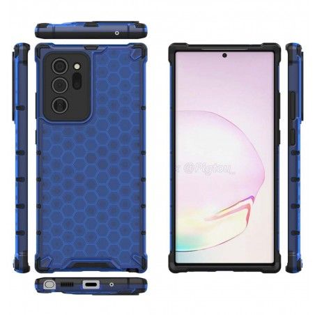 Funda Tipo Honeycomb Armor (Pc+Tpu) Azul para Samsung Galaxy Note 20